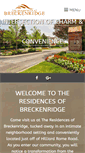 Mobile Screenshot of livebreckenridge.com
